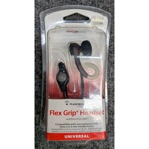 Plantronics Flex Grip Headset MX200 Verizon Wireless 2.5mm Wired New Sealed